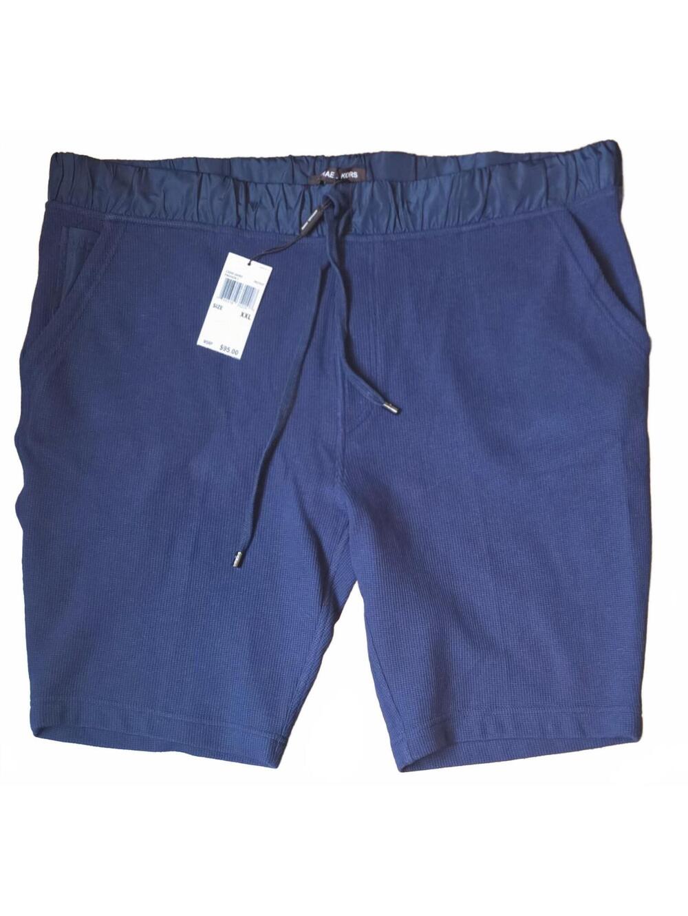 Michael Kors Men's Indigo Blue Athletic Shorts XXL